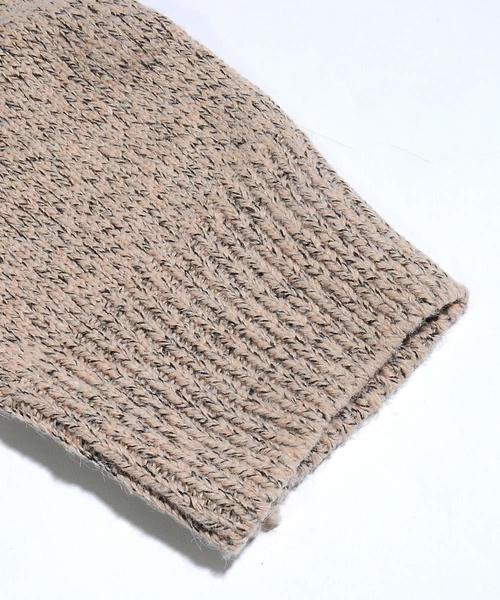 neos(ネオス)の「【neos -addictive design-】オーバーサイズ モックネック エルボーパッチ ニット(ニット/セーター・メンズ・ブラック/ベージュ/ネイビー/グレー/ブラウン・MEDIUM/LARGE/X-LARGE/XX-LARGE)」の7枚目の写真