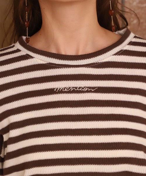 one after another NICE CLAUP（ワンアフターアナザーナイスクラップ）の「サーマルロングTシャツ（Tシャツ/カットソー・レディース・ブラック系その他/グレー系その他/ブラウン系その他/ブラウン/アイボリー・FREE）」の21枚目の写真