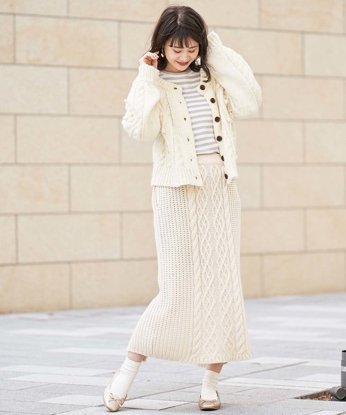 one after another NICE CLAUP（ワンアフターアナザーナイスクラップ）の「サーマルロングTシャツ（Tシャツ/カットソー・レディース・ブラック系その他/グレー系その他/ブラウン系その他/ブラウン/アイボリー・FREE）」の19枚目の写真