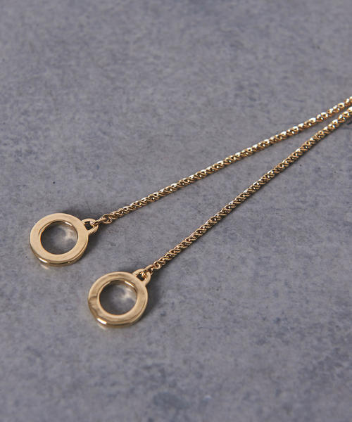 UNITED ARROWS（ユナイテッドアローズ）の「UBCB リング＆オーバル ネックレス（ネックレス・レディース・シルバー/ゴールド・FREE）」の6枚目の写真