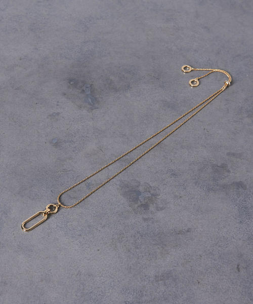 UNITED ARROWS（ユナイテッドアローズ）の「UBCB リング＆オーバル ネックレス（ネックレス・レディース・シルバー/ゴールド・FREE）」の8枚目の写真