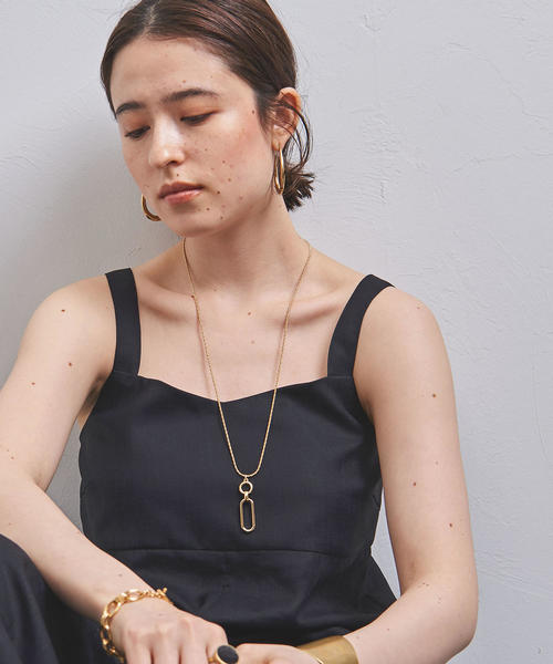 UNITED ARROWS（ユナイテッドアローズ）の「UBCB リング＆オーバル ネックレス（ネックレス・レディース・シルバー/ゴールド・FREE）」の10枚目の写真