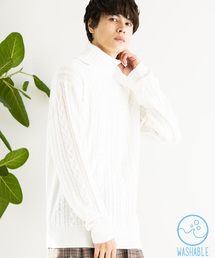 WEGO | WEGO/ケーブルタートルニット(ニット/セーター)