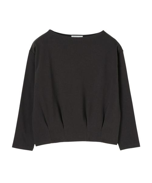 AMERICAN HOLIC（アメリカンホリック）の「・裾タックボートネックプルオーバー（Tシャツ/カットソー・レディース・ブラック/キャメル/杢グレー/チャコールグレー・FREE）」の7枚目の写真