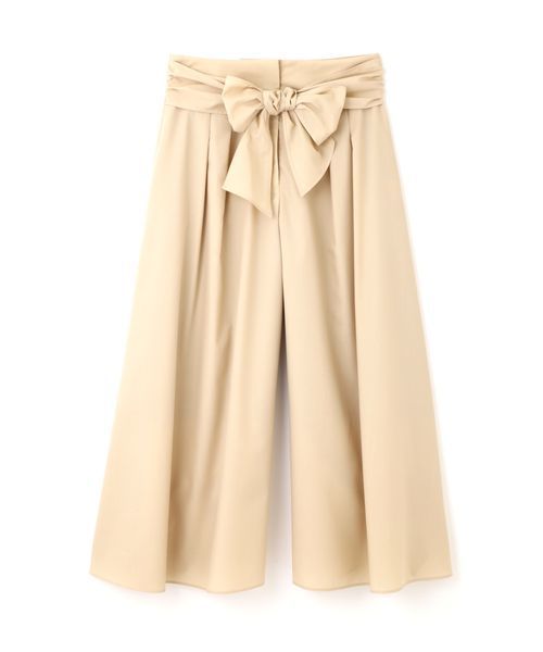 NATURAL BEAUTY BASIC（ナチュラルビューティーベーシック）の「手洗い可能/フロントリボンタイプライタースカーチョ（その他パンツ・レディース・ネイビー/ダークブルー/ベージュ・SMALL/MEDIUM/X-SMALL）」の9枚目の写真