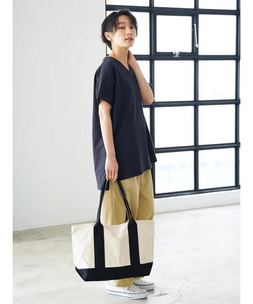 AMERICAN HOLIC（アメリカンホリック）の「ベルト付ハイタックパンツ（その他パンツ・レディース・ベージュ/ネイビー/ストライプ・M/L）」の18枚目の写真