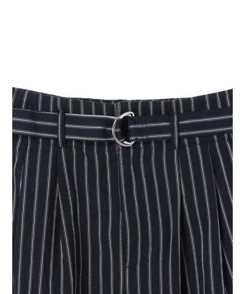 AMERICAN HOLIC（アメリカンホリック）の「ベルト付ハイタックパンツ（その他パンツ・レディース・ベージュ/ネイビー/ストライプ・M/L）」の11枚目の写真