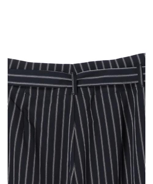 AMERICAN HOLIC（アメリカンホリック）の「ベルト付ハイタックパンツ（その他パンツ・レディース・ベージュ/ネイビー/ストライプ・M/L）」の8枚目の写真