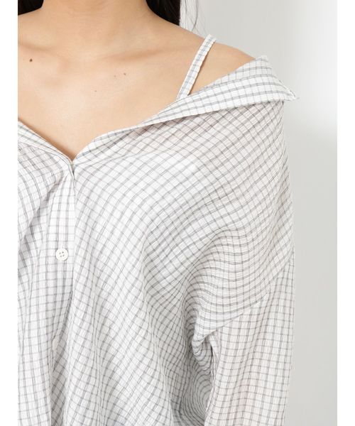 EMODA（エモダ）の「2WAYシャツ&ビスチェセットアップ（シャツ/ブラウス・レディース・その他/その他1/ブラック・FREE）」の14枚目の写真