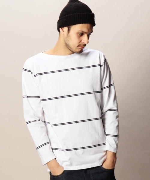 BEAUTY&YOUTH UNITED ARROWS(ビューティーアンドユースユナイテッドアローズ)の「BY ランダム ボーダー バスク シャツ◆(Tシャツ/カットソー・メンズ・その他1/その他2/その他3・SMALL/MEDIUM/X-LARGE/LARGE)」の2枚目の写真