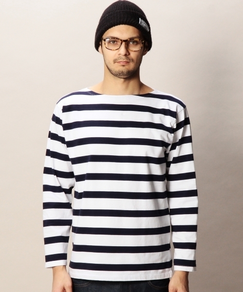 BEAUTY&YOUTH UNITED ARROWS(ビューティーアンドユースユナイテッドアローズ)の「BY ランダム ボーダー バスク シャツ◆(Tシャツ/カットソー・メンズ・その他1/その他2/その他3・SMALL/MEDIUM/X-LARGE/LARGE)」の4枚目の写真