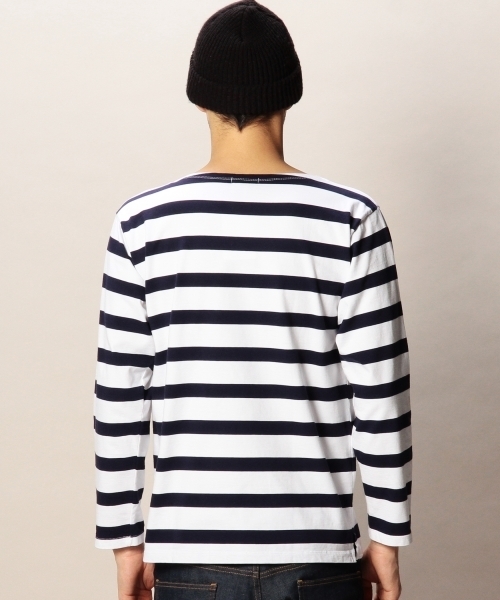 BEAUTY&YOUTH UNITED ARROWS(ビューティーアンドユースユナイテッドアローズ)の「BY ランダム ボーダー バスク シャツ◆(Tシャツ/カットソー・メンズ・その他1/その他2/その他3・SMALL/MEDIUM/X-LARGE/LARGE)」の6枚目の写真