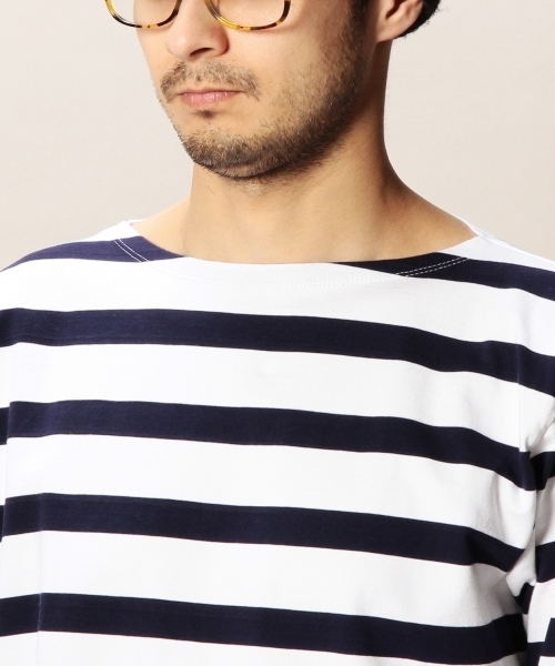 BEAUTY&YOUTH UNITED ARROWS(ビューティーアンドユースユナイテッドアローズ)の「BY ランダム ボーダー バスク シャツ◆(Tシャツ/カットソー・メンズ・その他1/その他2/その他3・SMALL/MEDIUM/X-LARGE/LARGE)」の12枚目の写真