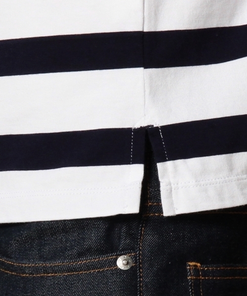 BEAUTY&YOUTH UNITED ARROWS(ビューティーアンドユースユナイテッドアローズ)の「BY ランダム ボーダー バスク シャツ◆(Tシャツ/カットソー・メンズ・その他1/その他2/その他3・SMALL/MEDIUM/X-LARGE/LARGE)」の14枚目の写真