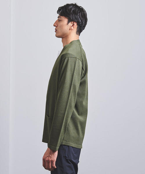 UA ユナイテッドアローズ　ノーボタン　カーディガン　ネイビー UNITED ARROWS（ユナイテッドアローズ）の「＜UNITED ARROWS＞C