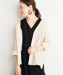 SLOBE IENA | コットンワッシャーシャツ◆(シャツ/ブラウス)