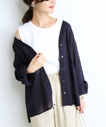 SLOBE IENA | コットンワッシャーシャツ◆(シャツ/ブラウス)