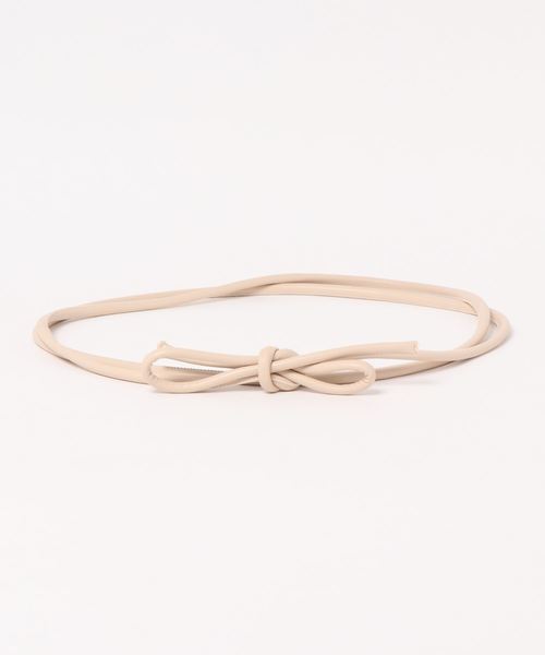 SESTO（セスト）の「丸紐のロープベルト（ベルト・レディース・ブラック/ブラウン/アイボリー/レオパード/グレイッシュベージュ/パイソン・ONE SIZE）」の8枚目の写真