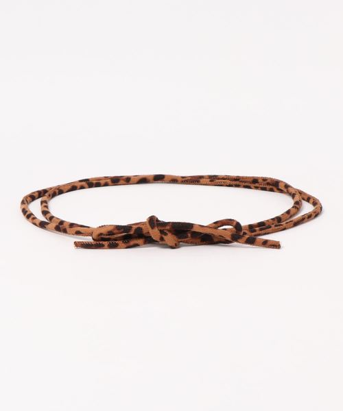 SESTO（セスト）の「丸紐のロープベルト（ベルト・レディース・ブラック/ブラウン/アイボリー/レオパード/グレイッシュベージュ/パイソン・ONE SIZE）」の11枚目の写真