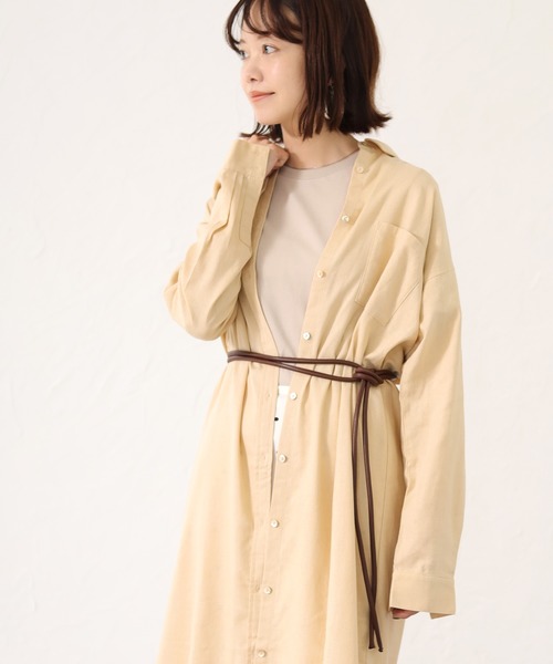 SESTO（セスト）の「丸紐のロープベルト（ベルト・レディース・ブラック/ブラウン/アイボリー/レオパード/グレイッシュベージュ/パイソン・ONE SIZE）」の16枚目の写真