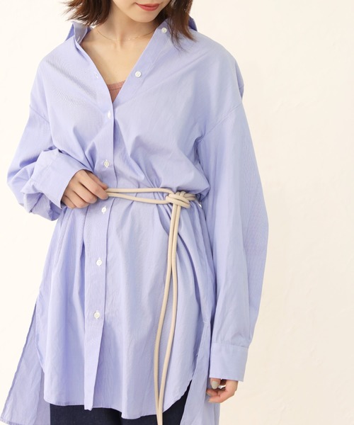 SESTO（セスト）の「丸紐のロープベルト（ベルト・レディース・ブラック/ブラウン/アイボリー/レオパード/グレイッシュベージュ/パイソン・ONE SIZE）」の14枚目の写真