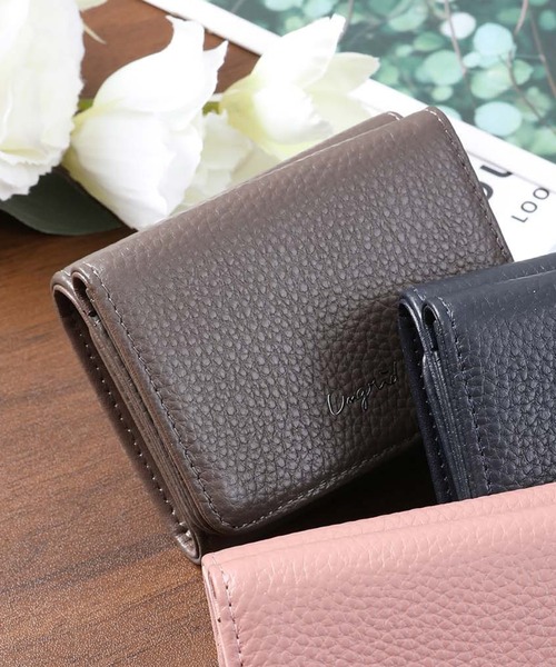 Ungrid（アングリッド）の「【Ungrid/アングリッド】　【牛革】　牛革三つ折りミニ財布（財布・レディース・ブラック/ダークブラウン/パープル/ネイビー/グレー/カーキ/ピンク/イエロー/アイボリー/ベージュ系その他/ブルー系その他/キャメル/ワイン/オリーブ/ゴールド/グレイッシュベージュ/オレンジ/グリーン/ブラウン系その他・FREE）」の7枚目の写真