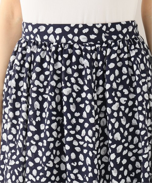 JOINT WORKS（ジョイントワークス）の「《追加2》レオパードギャザースカート（スカート・レディース・ベージュ/ネイビー・FREE）」の5枚目の写真