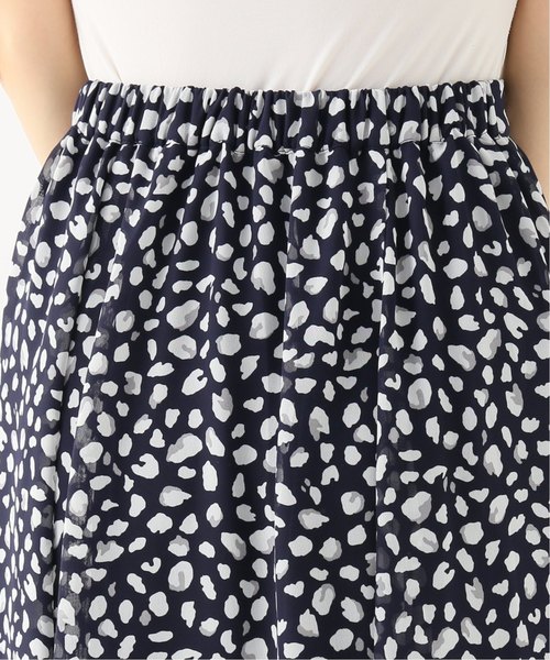 JOINT WORKS（ジョイントワークス）の「《追加2》レオパードギャザースカート（スカート・レディース・ベージュ/ネイビー・FREE）」の12枚目の写真