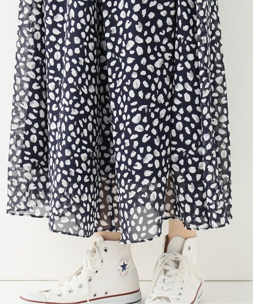JOINT WORKS（ジョイントワークス）の「《追加2》レオパードギャザースカート（スカート・レディース・ベージュ/ネイビー・FREE）」の6枚目の写真