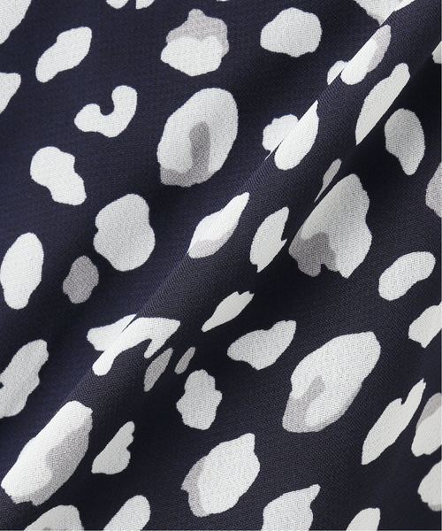 JOINT WORKS（ジョイントワークス）の「《追加2》レオパードギャザースカート（スカート・レディース・ベージュ/ネイビー・FREE）」の4枚目の写真