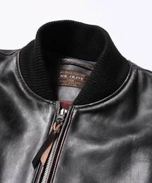 ✨️美品 MR.OLIVE シングルライダースジャケット カウレザー ブラック ✨️美品 MR.OLIVE シングルライダースジャケット カウレザー