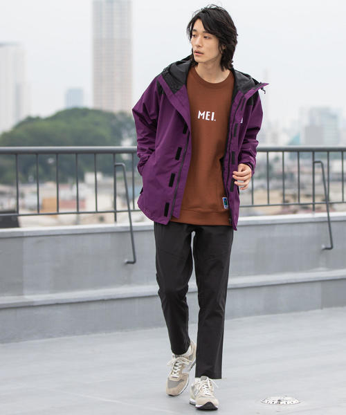 ☆新品☆ネネット×MEI マウンテンパーカー GO OUT10月号掲載】MEI（メイ）別注カラーブロックマウンテンパーカー