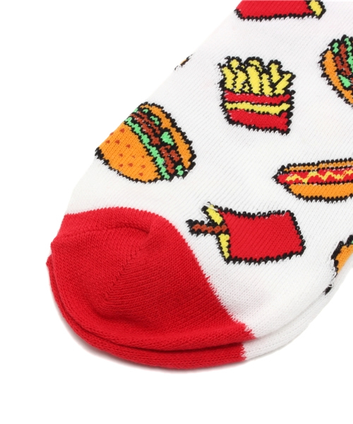 WEGO（ウィゴー）の「WEGO/バーガーソックス（ソックス/靴下・レディース・その他1・FREE）」の3枚目の写真