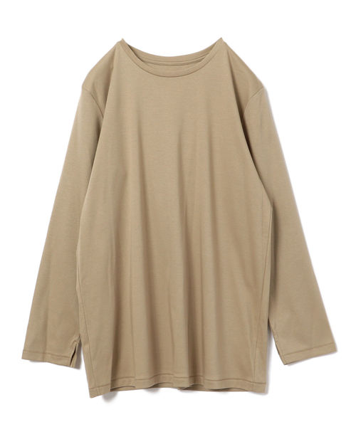 SHIPS(シップス)の「ALBINI: ロングスリーブプルオーバー(Tシャツ/カットソー・レディース・ブラック/オフホワイト/ベージュ系その他・ONE SIZE)」の3枚目の写真