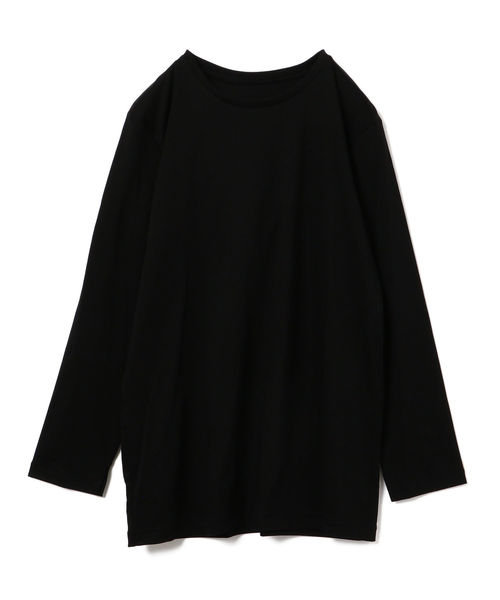 SHIPS(シップス)の「ALBINI: ロングスリーブプルオーバー(Tシャツ/カットソー・レディース・ブラック/オフホワイト/ベージュ系その他・ONE SIZE)」の2枚目の写真