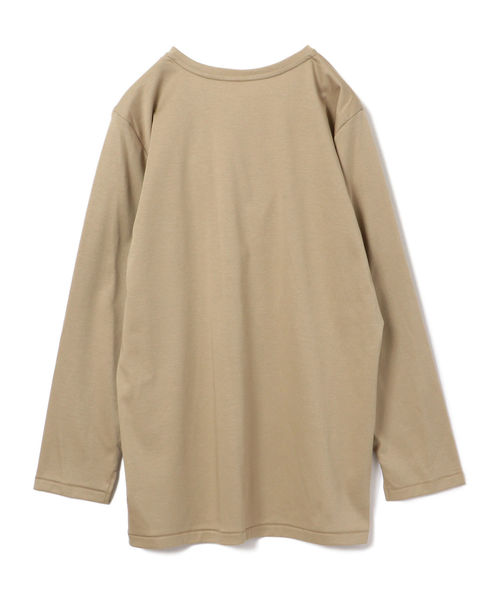 SHIPS(シップス)の「ALBINI: ロングスリーブプルオーバー(Tシャツ/カットソー・レディース・ブラック/オフホワイト/ベージュ系その他・ONE SIZE)」の7枚目の写真