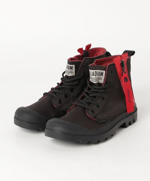 PALLADIUM（パラディウム）の「PALLADIUM/パラディウム PAMPA UNZIPPED/パンパ アンジップド（スニーカー・メンズ・ホワイト/ブラック/レッド/カーキ・22.5cm/23cm/23.5cm/24cm/24.5cm/25cm/25.5cm/26cm/26.5cm/27cm/27.5cm/28cm）」の14枚目の写真