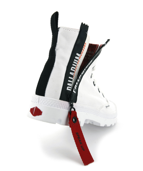 PALLADIUM（パラディウム）の「PALLADIUM/パラディウム PAMPA UNZIPPED/パンパ アンジップド（スニーカー・メンズ・ホワイト/ブラック/レッド/カーキ・22.5cm/23cm/23.5cm/24cm/24.5cm/25cm/25.5cm/26cm/26.5cm/27cm/27.5cm/28cm）」の11枚目の写真