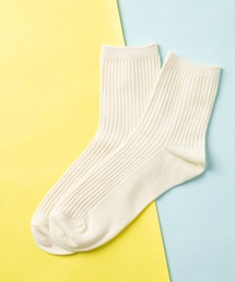 WEGO | WEGO/リブ無地ソックス(ソックス/靴下)