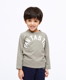 RUGGEDWORKS | ボーイズ無地ロゴ天竺長袖Tシャツ(Tシャツ/カットソー)