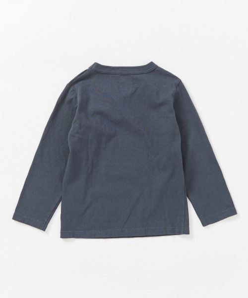 RUGGEDWORKS（ラゲッドワークス）の「ボーイズ無地ロゴ天竺長袖Tシャツ（Tシャツ/カットソー・キッズ・ピンク/チャコール/グレー・140cm/150cm/100cm/110cm/120cm/130cm）」の13枚目の写真