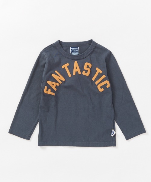 RUGGEDWORKS（ラゲッドワークス）の「ボーイズ無地ロゴ天竺長袖Tシャツ（Tシャツ/カットソー・キッズ・ピンク/チャコール/グレー・140cm/150cm/100cm/110cm/120cm/130cm）」の14枚目の写真