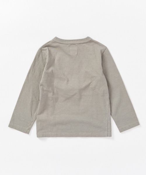 RUGGEDWORKS（ラゲッドワークス）の「ボーイズ無地ロゴ天竺長袖Tシャツ（Tシャツ/カットソー・キッズ・ピンク/チャコール/グレー・140cm/150cm/100cm/110cm/120cm/130cm）」の15枚目の写真