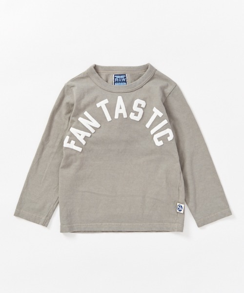 RUGGEDWORKS（ラゲッドワークス）の「ボーイズ無地ロゴ天竺長袖Tシャツ（Tシャツ/カットソー・キッズ・ピンク/チャコール/グレー・140cm/150cm/100cm/110cm/120cm/130cm）」の16枚目の写真