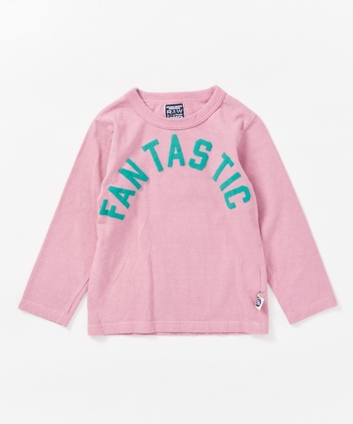 RUGGEDWORKS（ラゲッドワークス）の「ボーイズ無地ロゴ天竺長袖Tシャツ（Tシャツ/カットソー・キッズ・ピンク/チャコール/グレー・140cm/150cm/100cm/110cm/120cm/130cm）」の18枚目の写真