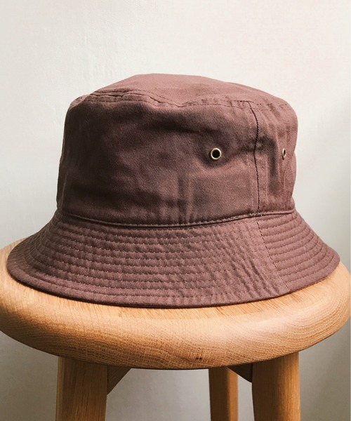 newhattan（ニューハッタン）の「newhattan /ニューハッタン バケットハット ツイル デニム（ハット・メンズ・ホワイト/ブラック/ダークブラウン/ベージュ/ネイビー/カーキ/ベージュ系その他/グリーン系その他/ライトベージュ/チャコール/ダークグリーン/ライトブルー/ダークブルー/ダークブラック/ライトブラック・S/M/L/XL/M/L）」の6枚目の写真