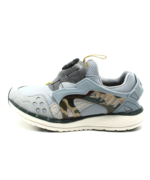 PUMA（プーマ）の「フューチャーディスクLITE ラギット　（UNISEX)  - prgressive youth - DISC（スニーカー・メンズ・グレー/ブラック×グレー・28cm/26.5cm/25cm/23cm/24.5cm/27.5cm/27cm/22.5cm/28.5cm/31cm/24cm/26cm/25.5cm/23.5cm/30cm/29cm）」の17枚目の写真