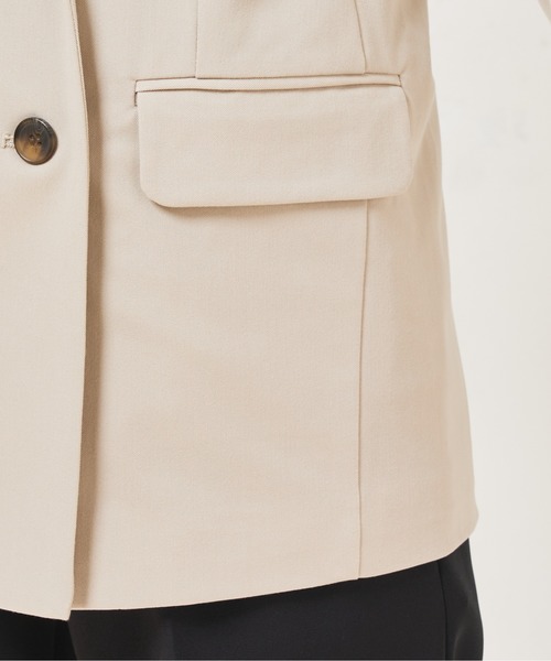 natural couture（ナチュラルクチュール）の「テーラードおしゃれジャケット（テーラードジャケット・レディース・ベージュ/ネイビー/ミント・FREE）」の19枚目の写真