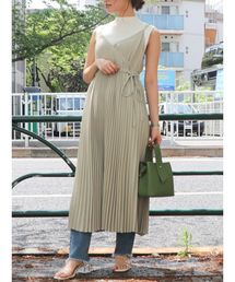 dazzlin | プリーツラインディティールワンピース【キャミワンピース】(ワンピース)