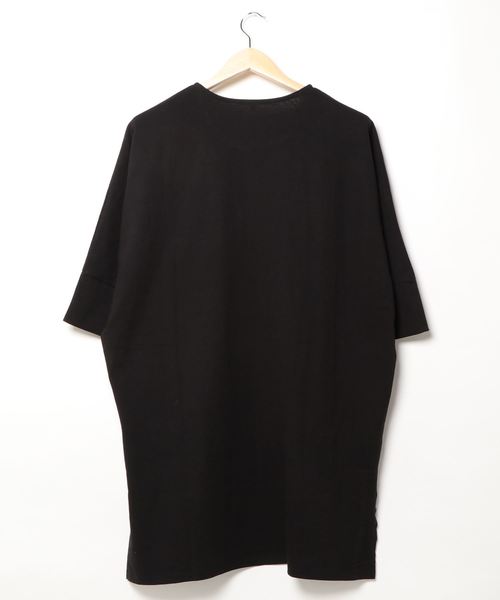 coca(coca)(コカ)の「前後テレコビックTシャツ(Tシャツ/カットソー・レディース・ブラック/ホワイト・ONE SIZE)」の15枚目の写真